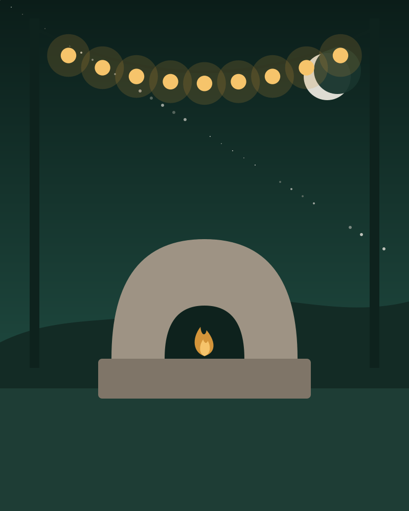 Illustration of Pizza Night