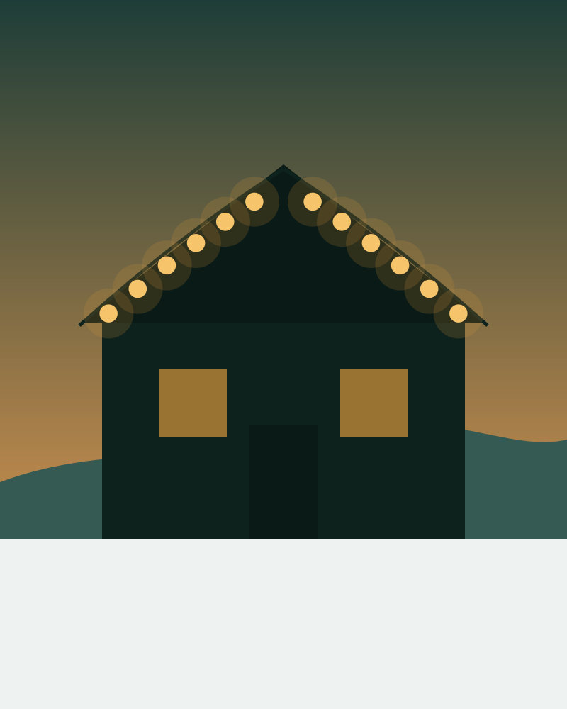 Illustration of Festival Light Install