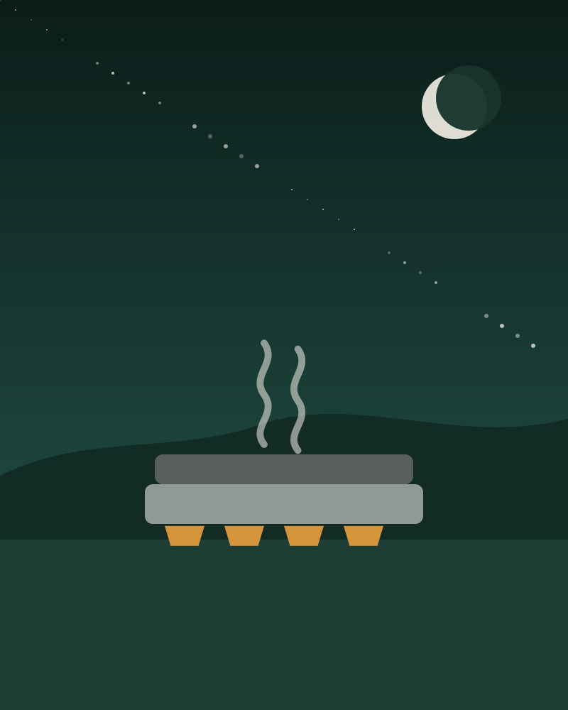 Illustration of Raclette and Fondue Night